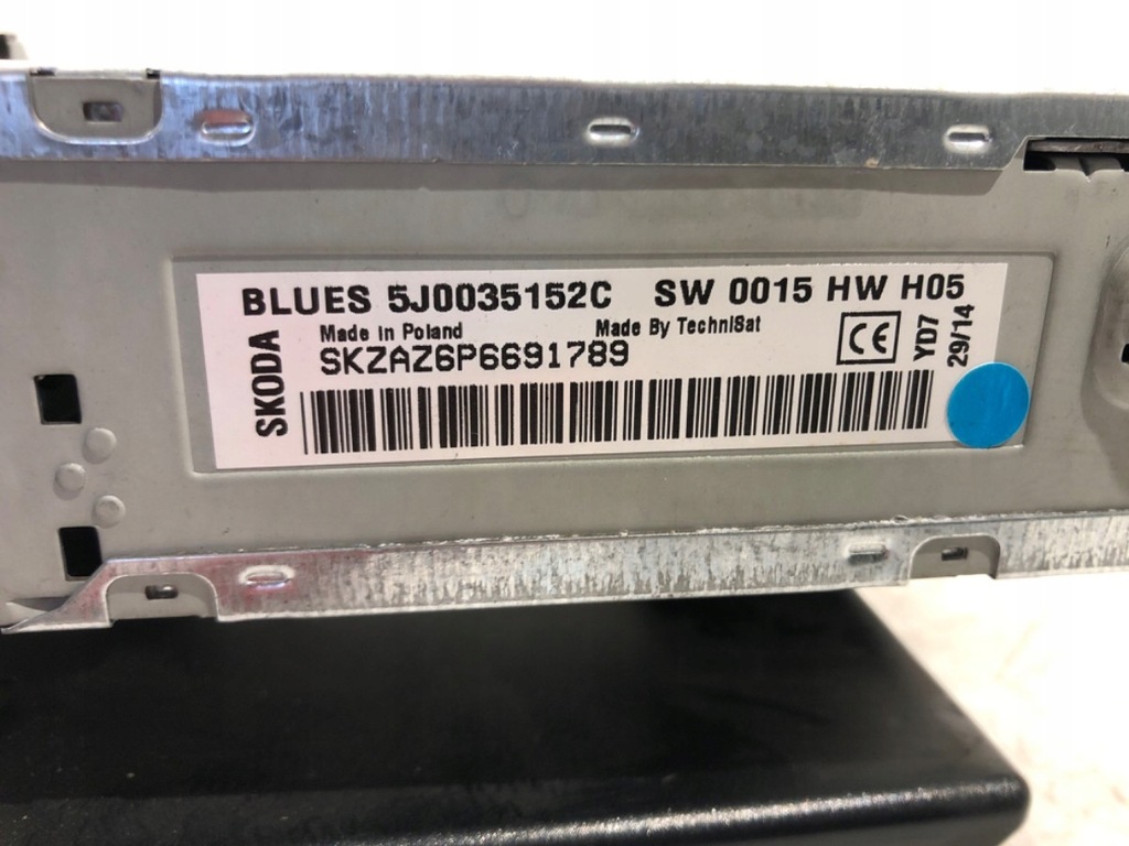 фото №5, Радіо skoda rapid 5j0035152c тюнер