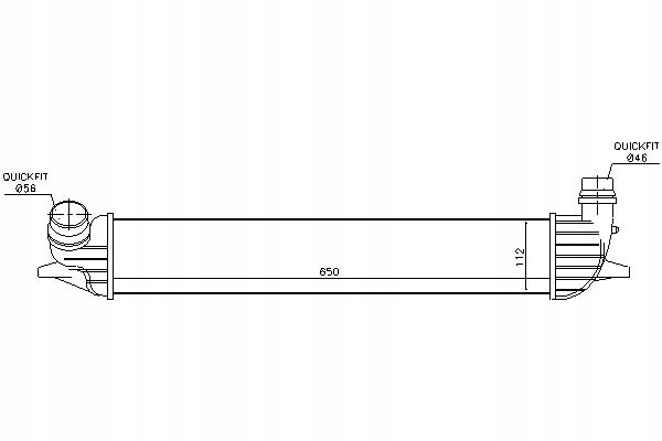 Nissens 96625 радиатор воздуха наддувочный Киев
