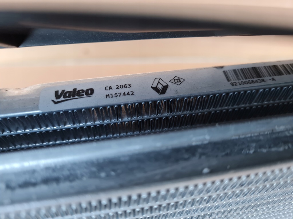 Clio captur 1.2 tce радіатор води кондиціонер корпус Зі Шроту