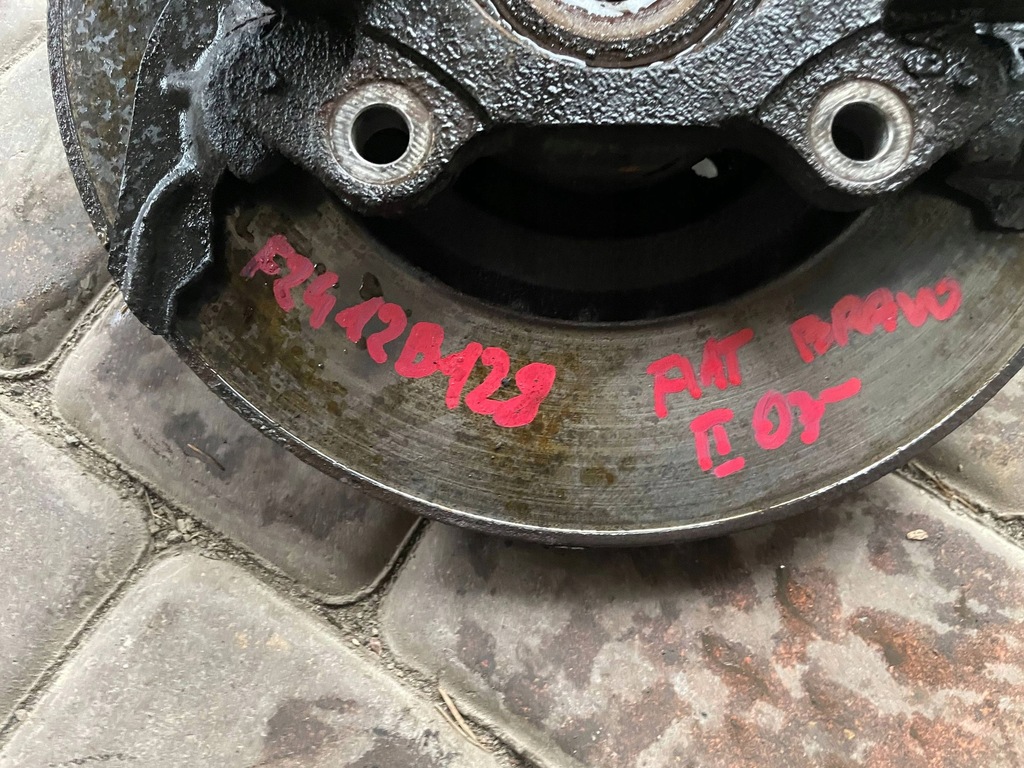 фото №7, Fiat bravo ii 2 07-14 ступиця поворотний кулак диск права перед передня