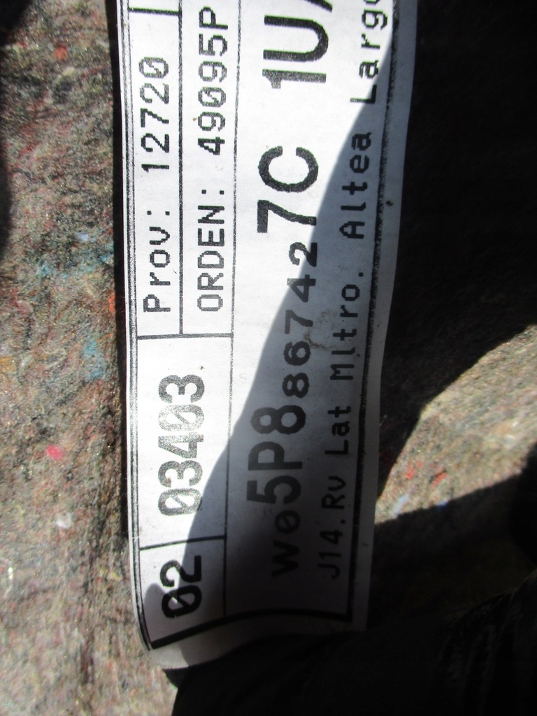 фото №9, Altea xl 2009-2014 r lift-tapicerka обшивка с багажника