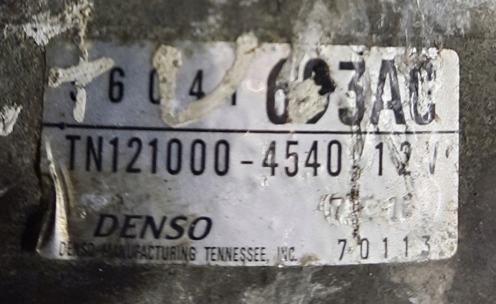 Генератор dodge, jeep 3.7 v6, 4.7 v8 tn121000-4540 в Україні