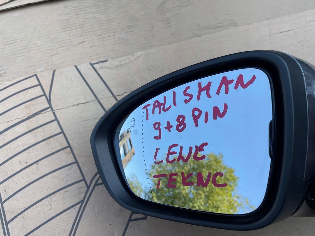 фото №13, Renault talisman зеркало наружное l 9+8 pin p 11+8 pin полный teknc