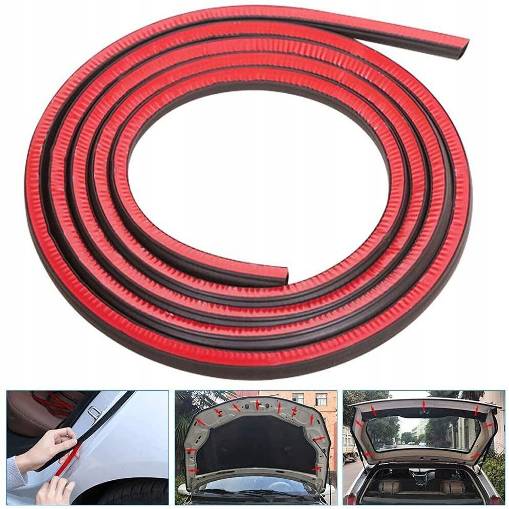 фото №12, 5m резиновый прокладка дверь автомобиля 10x11mm ремни уплотнители do автомобиля