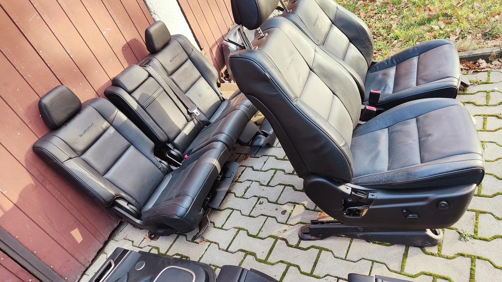 фото №6, Jeep grand cherokee wk2 сиденья заднее сиденье обшивка summit