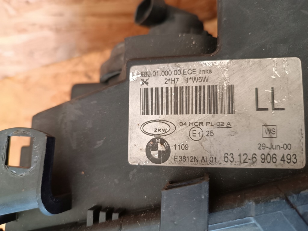 фото №9, Лампа лівий перед eu bmw 3 e46 6906493