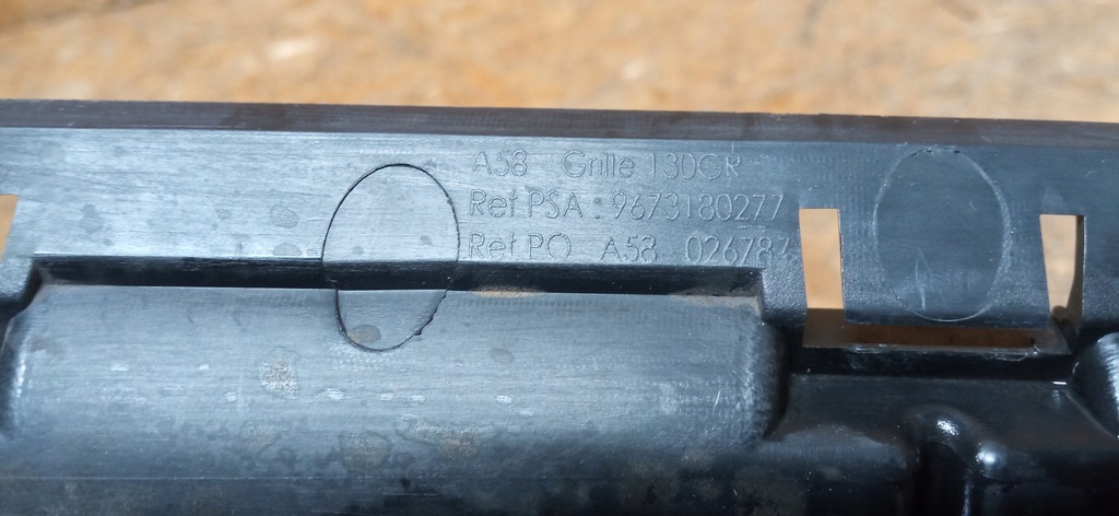 фото №9, Citroen c3 picasso 08- решётка решётка радиатора решётка радиатора бампера передний 9673180277