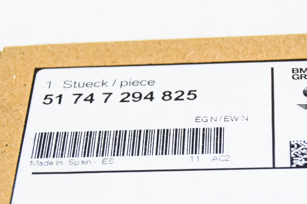 фото №8, Bmw 4 f32 левый крыло решётка trim 51747294825 7294825 новый оригинальный 2015