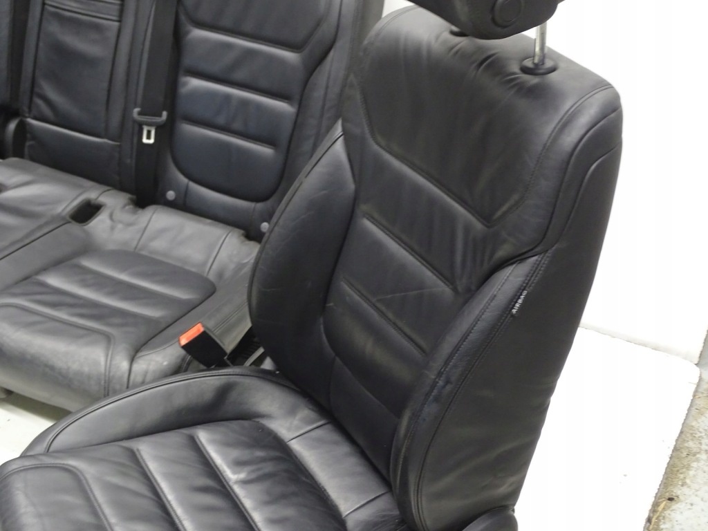 фото №2, Комплект сиденья заднее сиденье спинка кожа r-line vw touareg 7p 10-