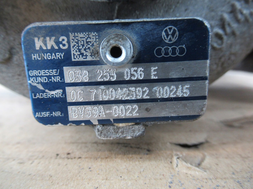 фото №14, Турбина turbo турбонагнетатель seat toledo iii 1.9 tdi 105 km bjb bkc bls bxe