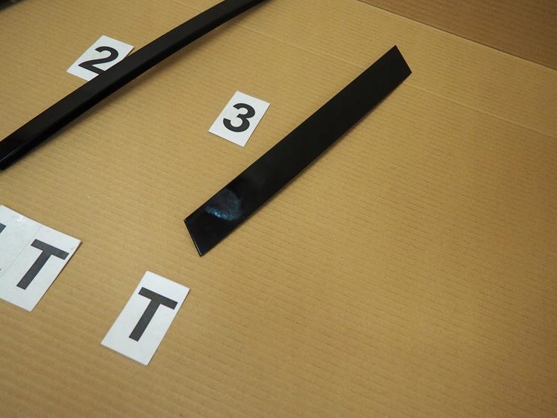 фото №1, Накладка стійка двері лівий задня mercedes glk x204