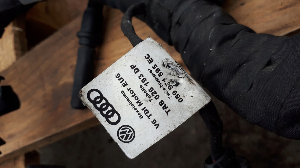 фото №12, A4 b9 8w джгут електропроводка двигуна 3.0 tdi crt