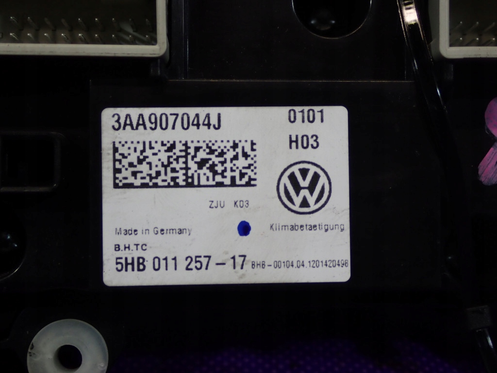 фото №5, Vw passat cc 12- lift fl панель обдув кондиціонера 3aa907044j 5hb011257