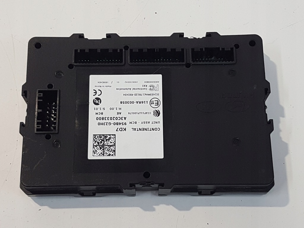 фото №1, Kia niro hyundai ioniq модуль комфорта bcm 19r.