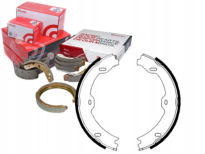 фото №1, Гальмівна колодка гальма стояночного mercedes cls c219 e