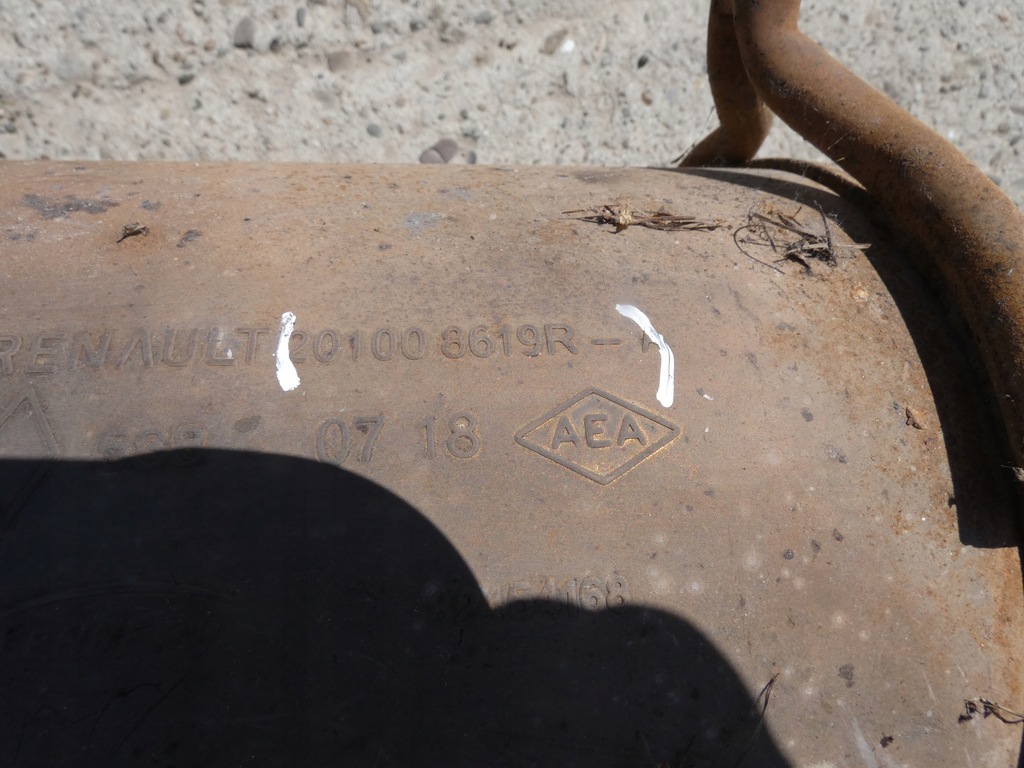 фото №6, Renault clio 0.9 tce гаситель система выпускной 201008619r