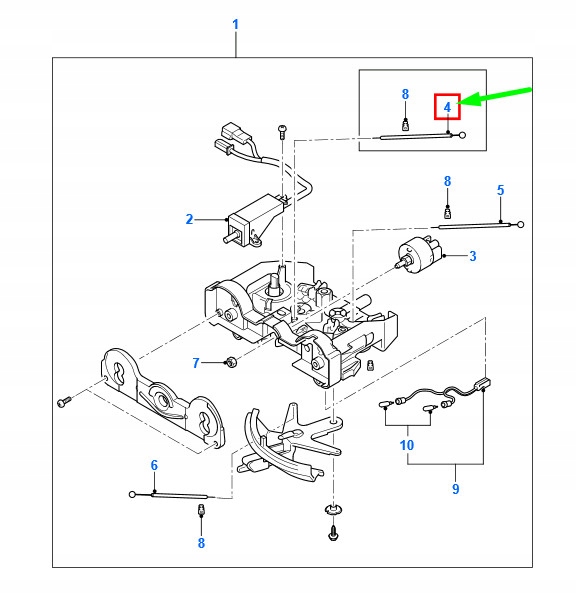 фото №1, Ford ranger mk2 heater температура regulation кабель rhd 1504885 original