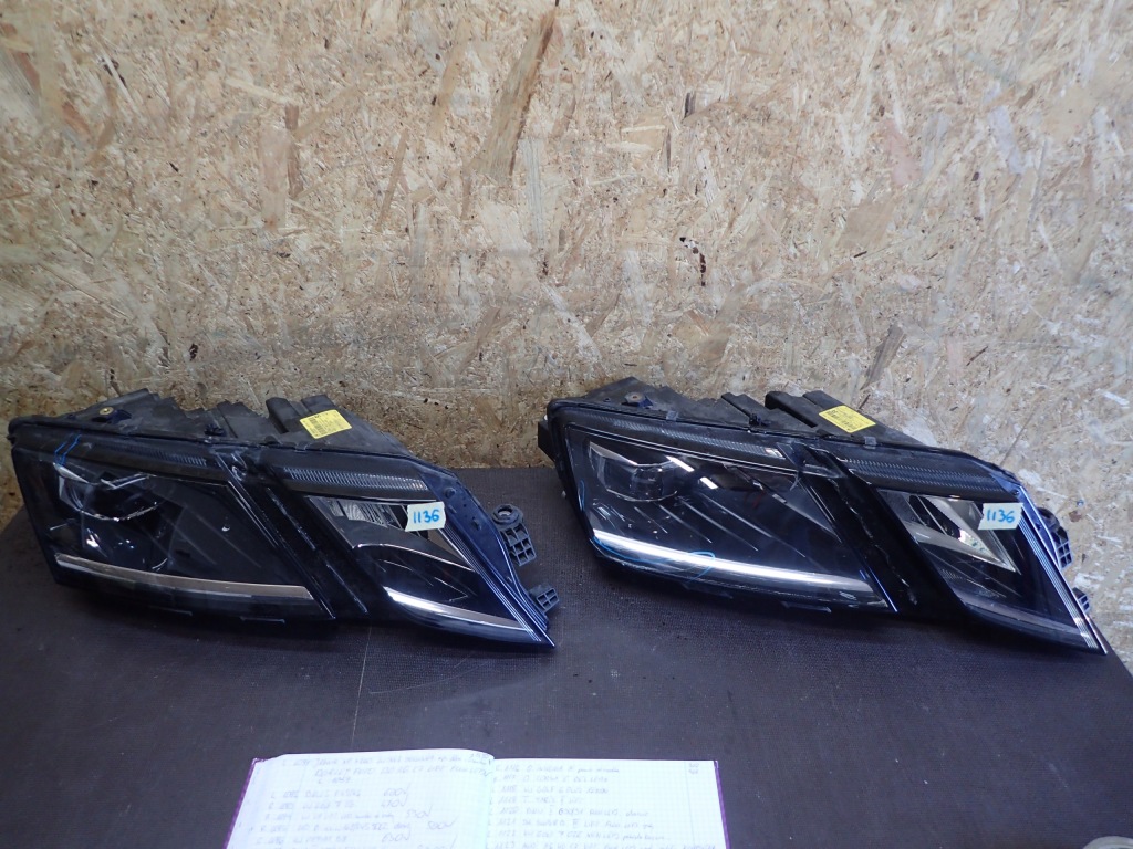 фото №1, Лампа перед правая skoda octavia iii lift full led
