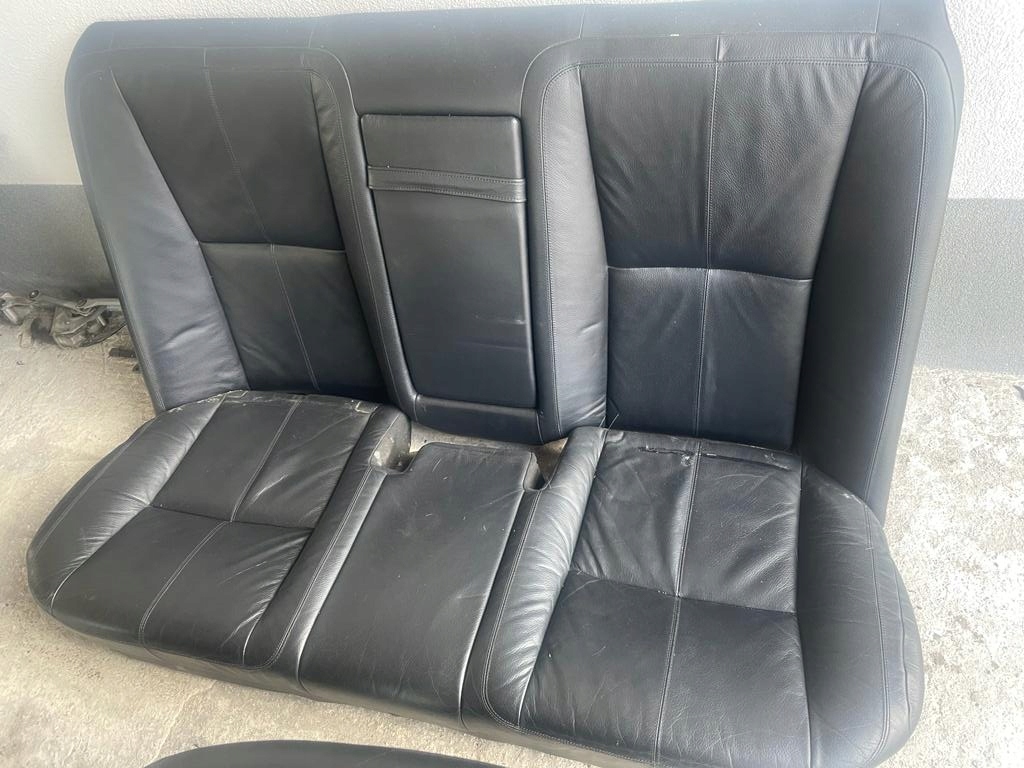 фото №8, Сидіння заднє сидіння шкіра чорні mercedes w221