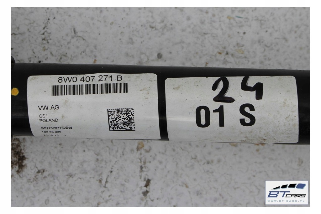 Audi a4 a5 8w приводной вал передняя перед 8w0407271b 8w0 407 271 b b9 f5 8w0407271 Доставка