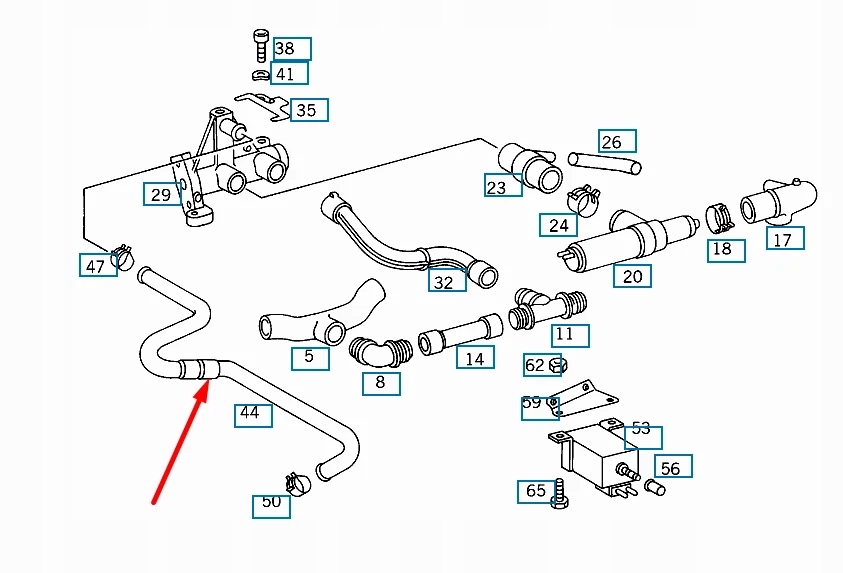 Mercedes-benz sl r129 пабтрубок  впуска воздуха a1190900182 5.0 бензин 240kw Цена