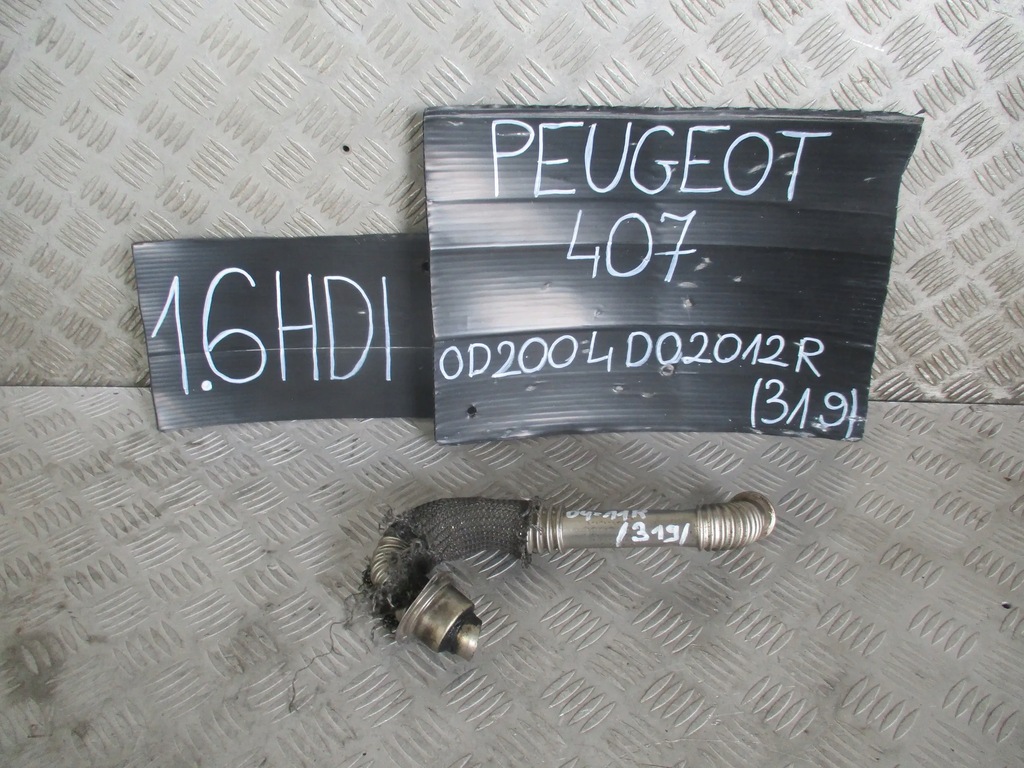фото №6, Труба egr peugeot 407 04-10r. 1.6 hdi