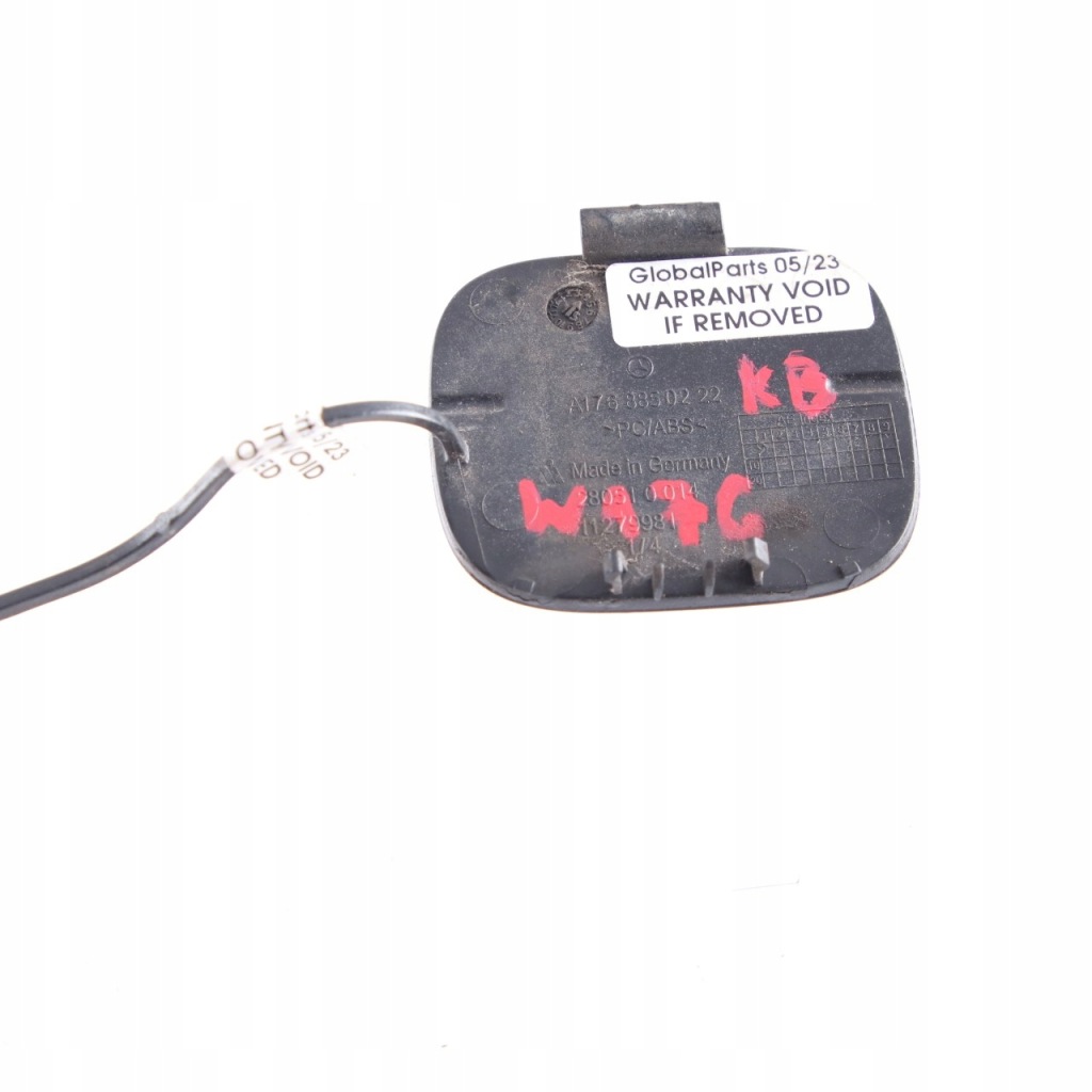 Mercedes w176 заглушка вушко буксирувальний бампера задній czarna a1768850222 Ціна