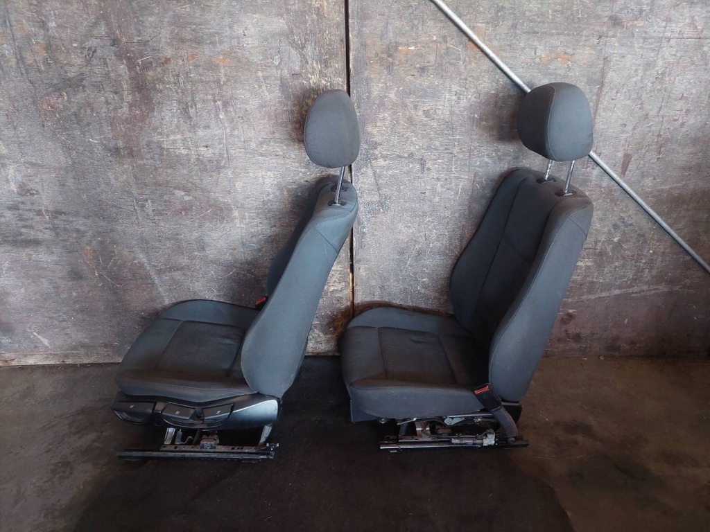 фото №10, Комплект сидений левый правый перед + заднее сиденье задняя + обшивки bmw e46 sedan