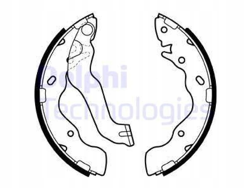 фото №1, Гальмівні колодки гальмівні kpl. delphi ls1953