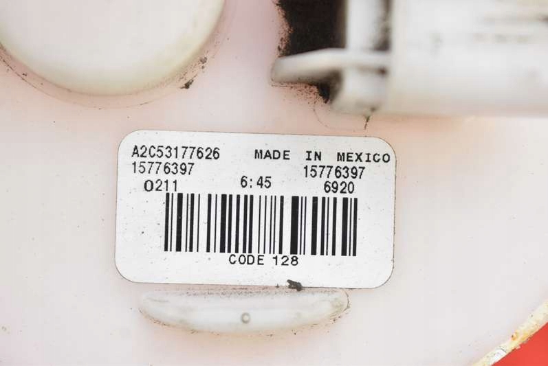 фото №6, Датчик уровня топлива 15776397 opel insignia a 2.8 v6 260 km 08-14