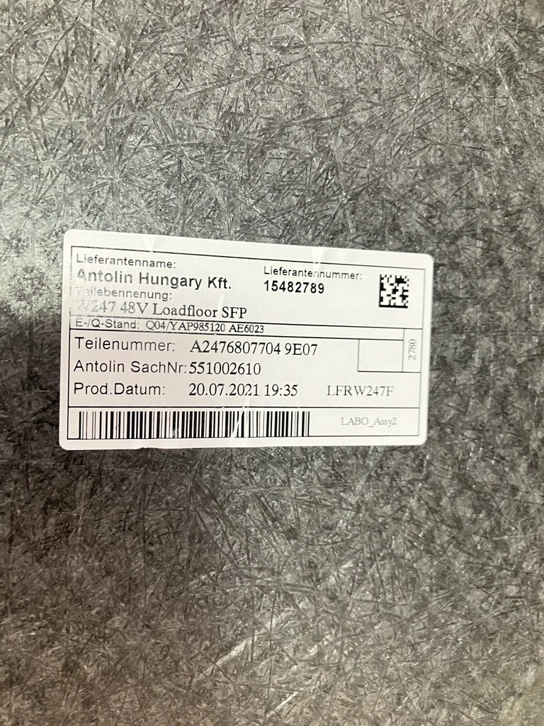 фото №2, Пол багажника mercedes gla ii h247