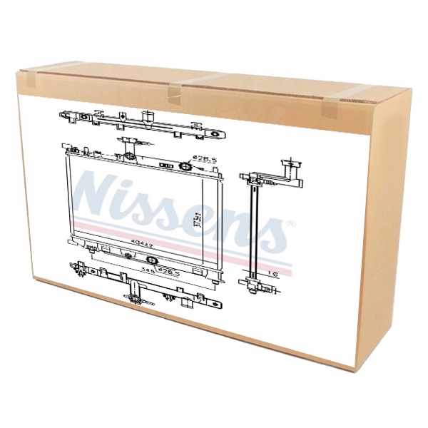 фото №1, Nissens 641777 радиатор, система охлаждение двигателя