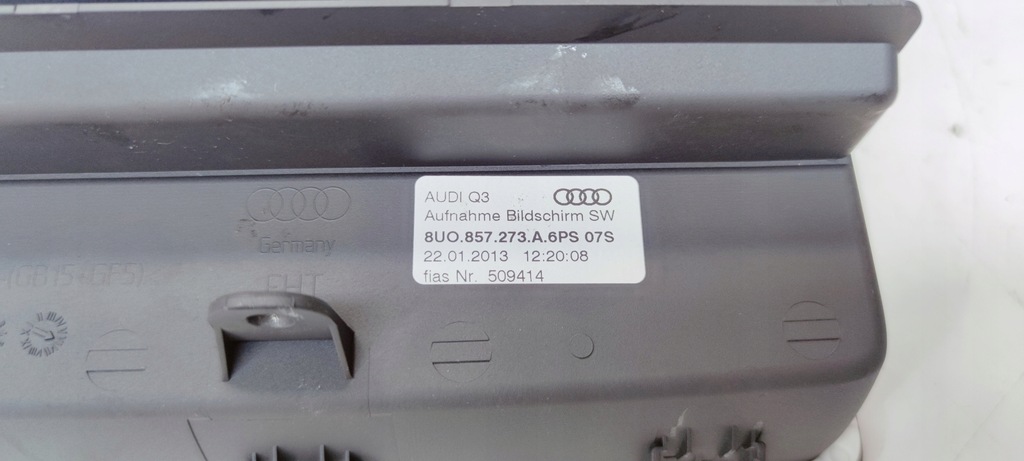 фото №10, Дисплей монитор подъемник mmi audi q3 8u 8u0857273a