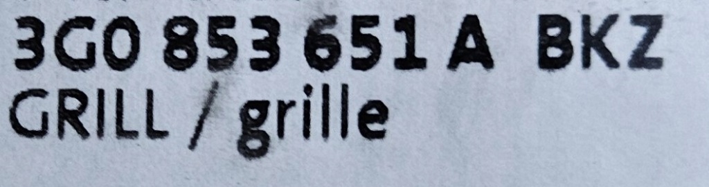 Купить Решётка радиатора решётка радиатора радиатора vw passat b8 хром 3g0853651a