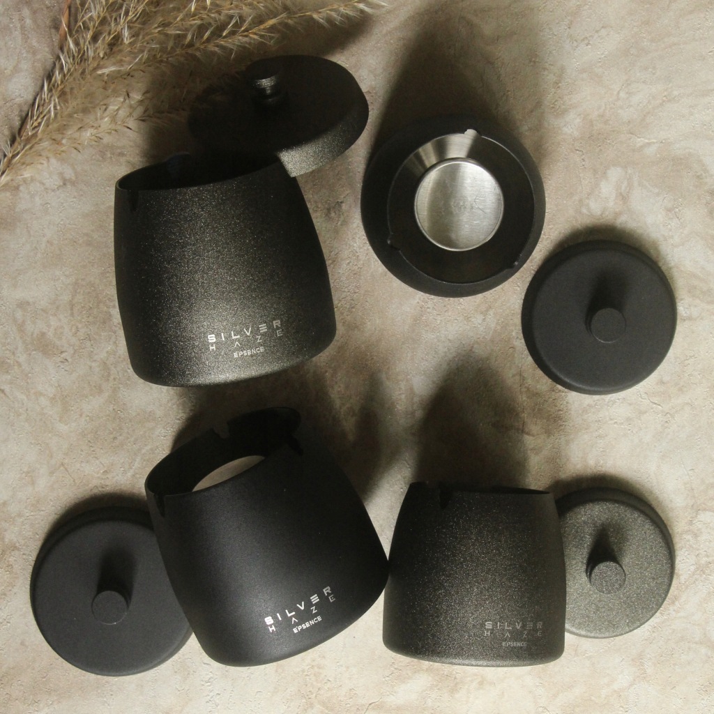 Попільничка зовнішня zamykana сталь czarna m Ціна