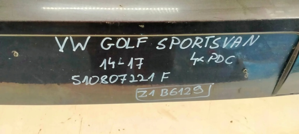 фото №8, Vw golf sportsvan 14-17 бампер передний перед 510807221f 4xpdc