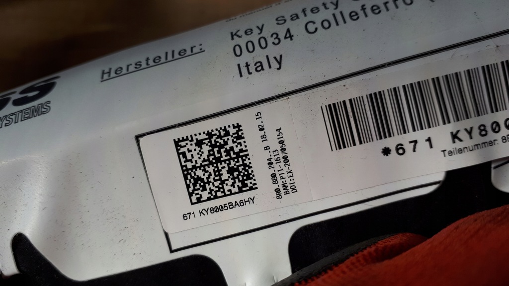 фото №9, Sq5 8r q5 подушка подушка безопасности пассажира 8r0880204b