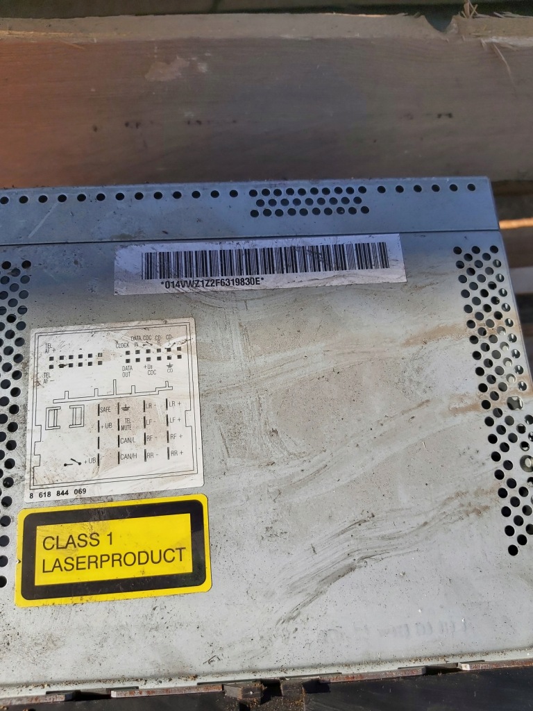 фото №2, Vw touran i радио радиопроигрыватель cd 1k0035191e