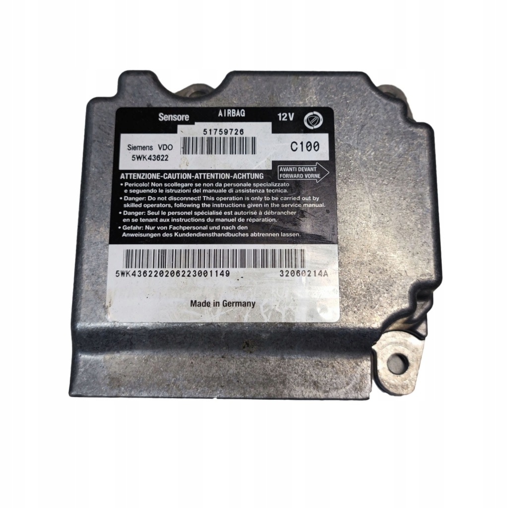 фото №1, Fiat multipla ii модуль подушка безопасности 51759726