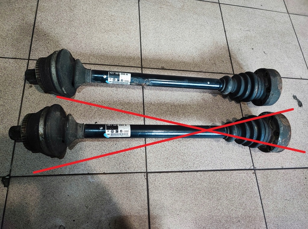 фото №1, Приводной вал задняя левая правая audi a6 c5 allroad