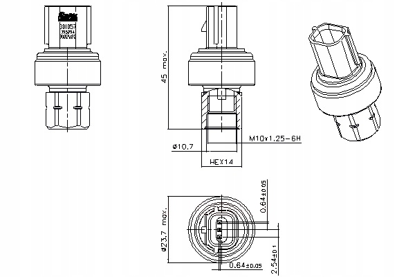 Вимикач тисковий кондиціонера Київ