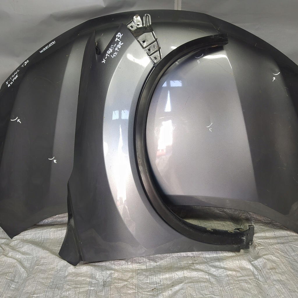 фото №13, Nissan x-trail t32 бампер капот лампы перед 4xpdc