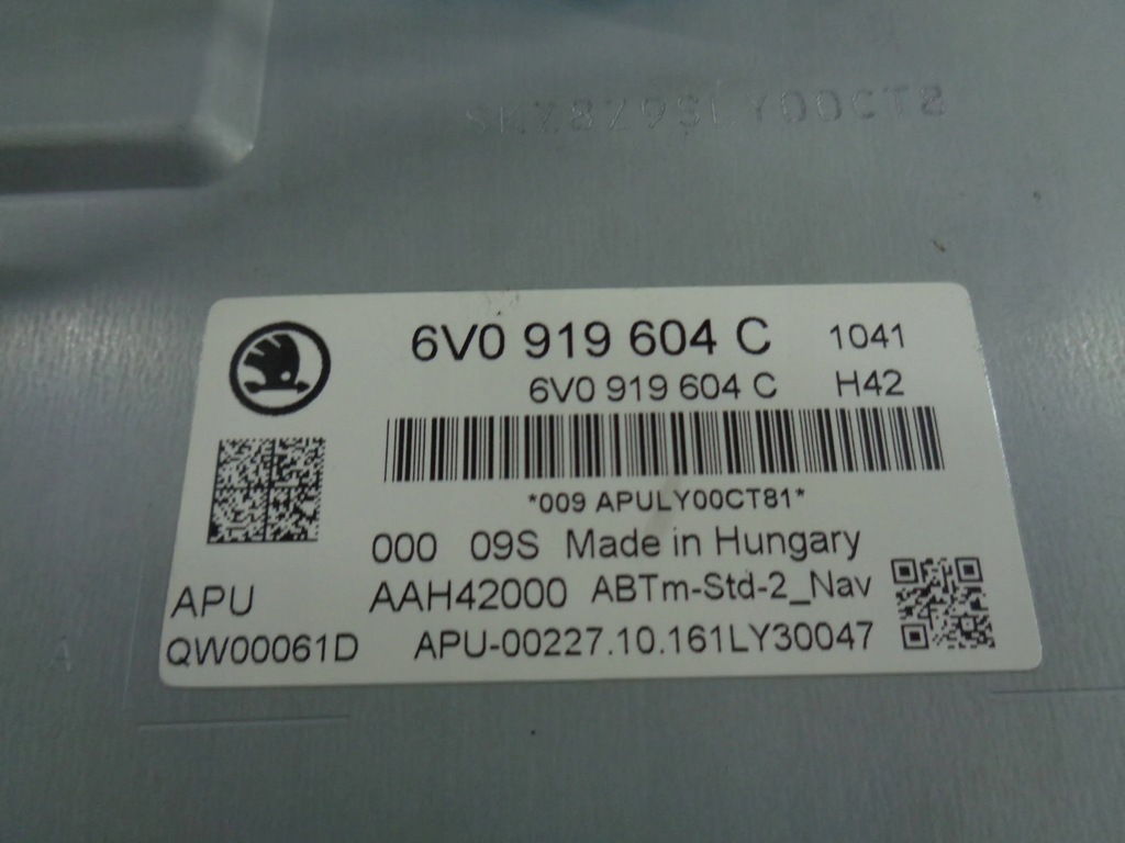 фото №4, Fabia iii rapid радіо навігація дисплей екран 6v0919604c