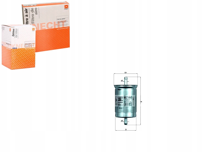 Купить Фильтр топлива knecht 8 1640041b05 16400f5700 16400f