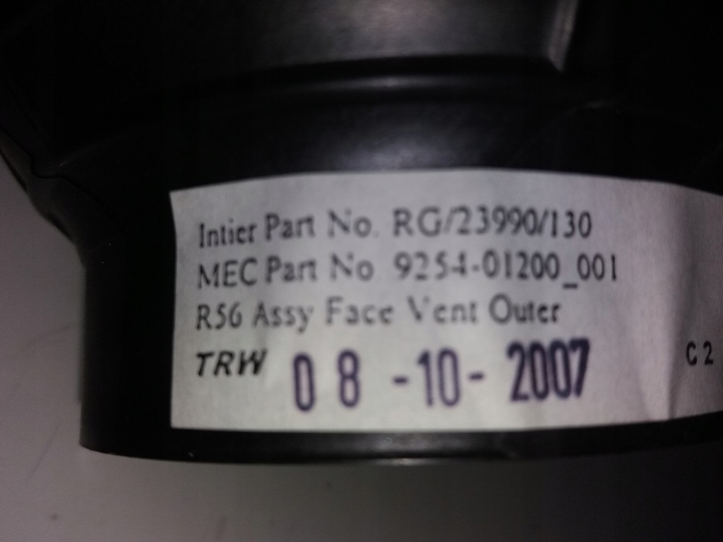 фото №9, Решітка обдув mini cooper ii clubman 9254-01200