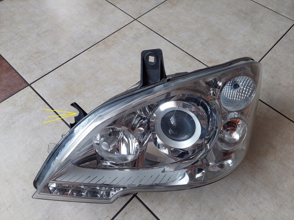 фото №7, Лампа левая - bi-xenon - led - mercedes vito w639 - lift
