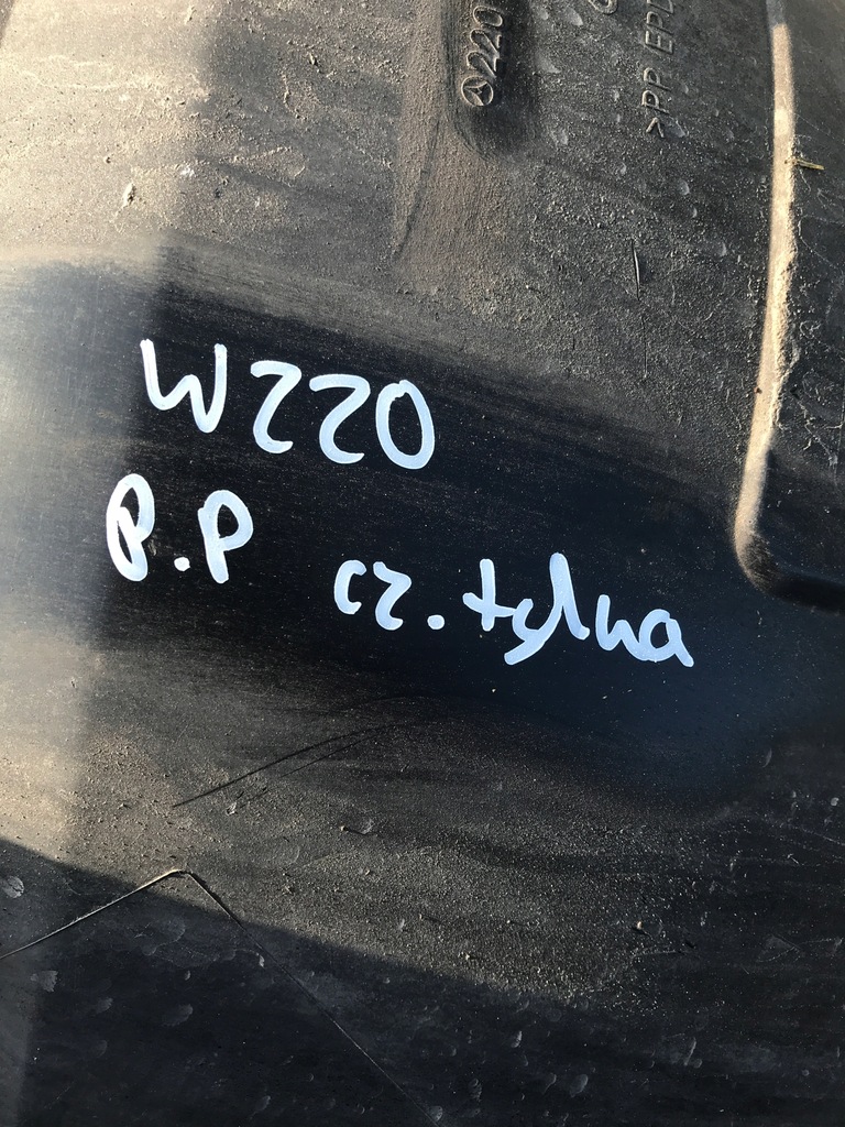 фото №5, Подкрылок правый перед часть задняя mercedes w220