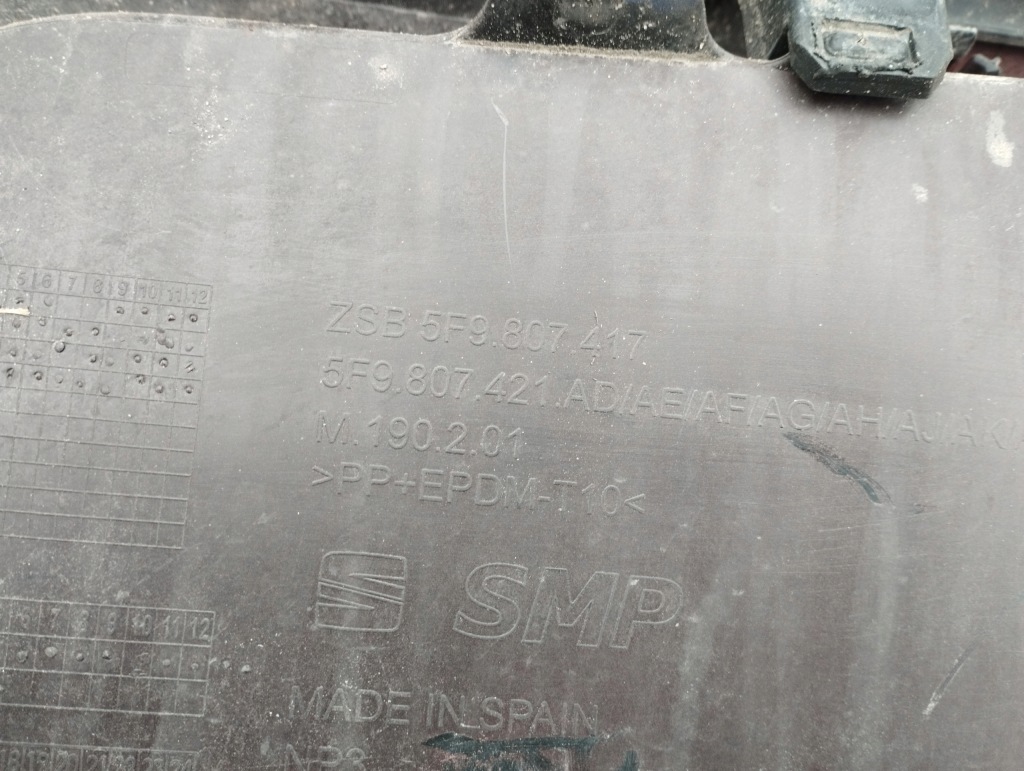 Seat leon 3 универсал бампер задняя задний 5f9807417 Оригинал