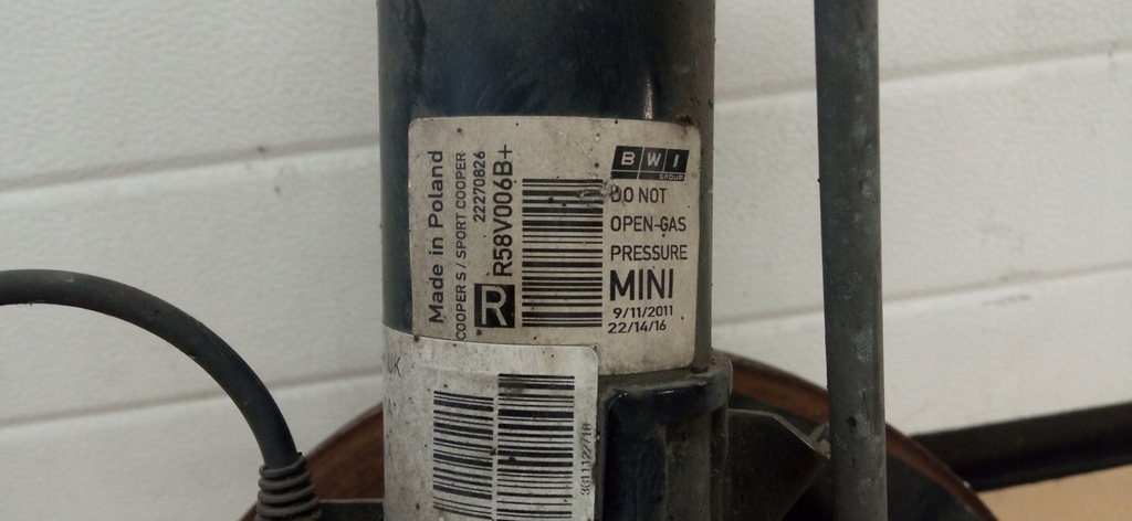 фото №7, Mini cooper s r56 r58 поворотний кулак амортизатор правий