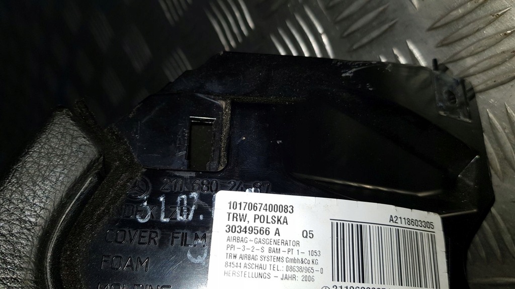 фото №7, Mercedes e w211 бардачок панелі пасажира консолі eur